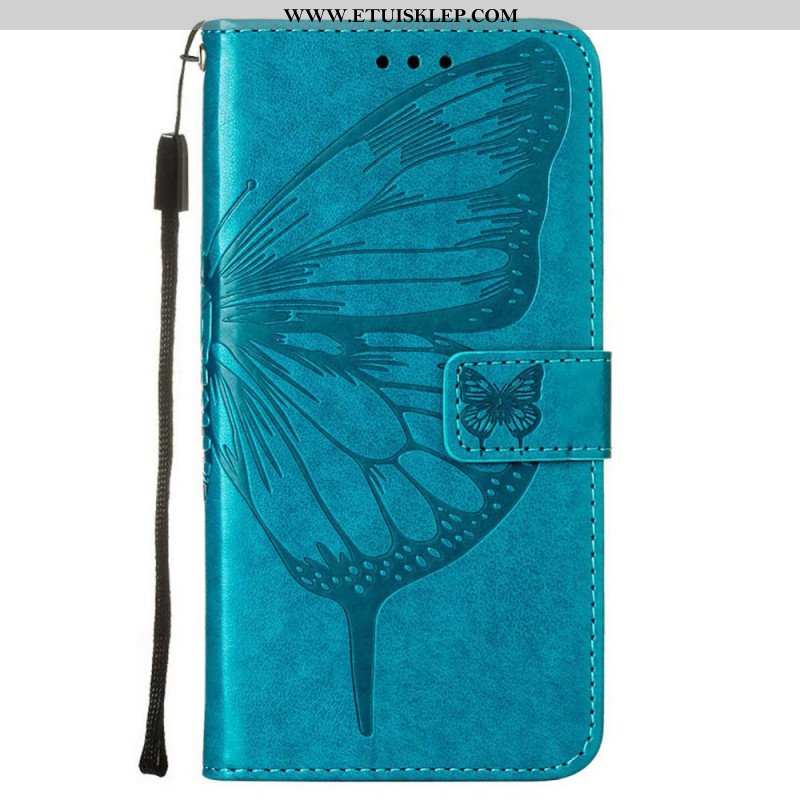 Etui Folio do Moto E40 / E30 / E20 Projekt Motyla